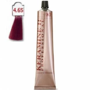 Крем-краска KERAMINE H PROFESSIONAL тон 4.65 Интенсивный Красный Каштан 100ml