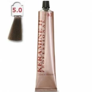 Крем-краска KERAMINE H PROFESSIONAL тон 5.0 Светло-Каштановый 100ml