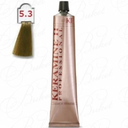 Крем-краска KERAMINE H PROFESSIONAL тон 5.3 Светло-Золотистый Каштан 100ml