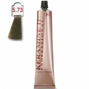 Крем-краска KERAMINE H PROFESSIONAL тон 5.73 Тобакко Куба 100ml