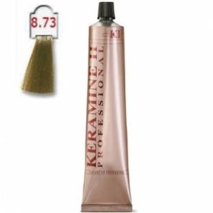 Крем-краска KERAMINE H PROFESSIONAL тон 8.73 Тобакко Вирджиния 100ml