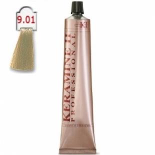 Крем-краска KERAMINE H PROFESSIONAL тон 9.01 Пепельно-ПлатиновыйБлонд 100ml