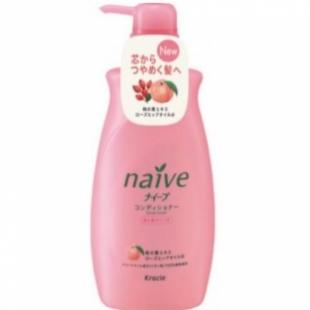 Бальзам-ополаскиватель для волос KANEBO NAIVE PEACH & ROSEHIP OIL 550ml