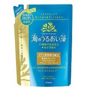 Шампунь-ополаскиватель KANEBO UMI NO URUOI SOU 2 in 1 SHAMPOO PACK 400ml