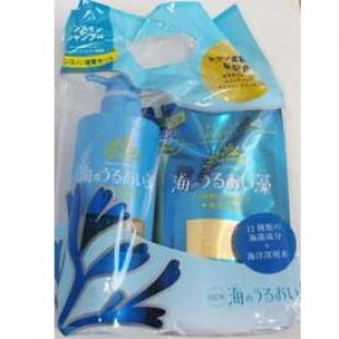 Набор для волос KANEBO UMI NO URUOI SOU (шампунь-ополаскиватель 520ml+сменная упаковка 400ml)