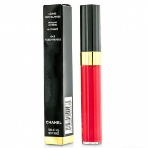 Блеск для губ CHANEL MAKE UP LEVRES SCINTILLANTES GLOSSIMER №447 Rose Paradis