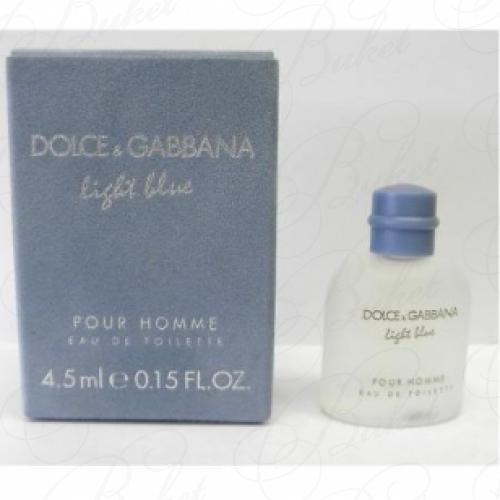 Миниатюры Dolce & Gabbana LIGHT BLUE POUR HOMME 4.5ml