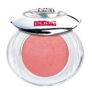 Румяна для лица PUPA MAKE UP LIKE A DOLL LUMINYS BLUSH №203 Delicate Beige Pink/Темно-коралловый TESTER (прозрачная пластиковая упаковка)