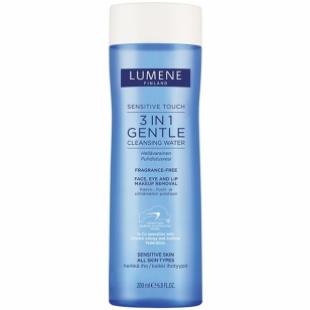 Мицеллярная вода для лица LUMENE SKIN CARE SENSITIVE TOUCH 3 in 1 GENTLE CLEANSING WATER 200ml