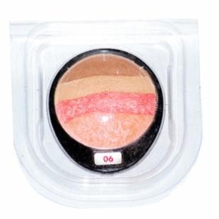 Палитра для лица PUPA MAKE UP LUMINYS BAKED ALL OVER №06 Coral Stripes TESTER (прозрачная пластиковая упаковка без зеркала)