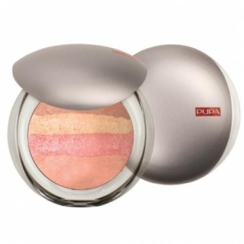 Палитра для лица PUPA MAKE UP LUMINYS BAKED ALL OVER №06 Coral Stripes