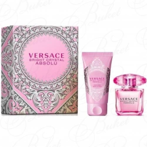 Набор VERSACE BRIGHT CRYSTAL ABSOLU SET (edp 90ml+b/lot 100ml)
