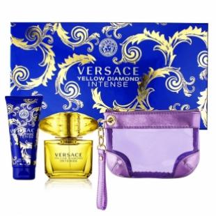 VERSACE YELLOW DIAMOND INTENSE SET (edp 90ml+b/lot 100ml+косметичка)