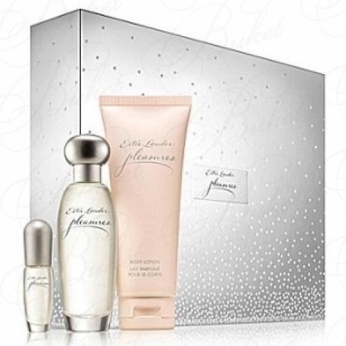 Набор ESTEE LAUDER PLEASURES SET (edp 50ml+edp 4ml+b/lot 100ml)