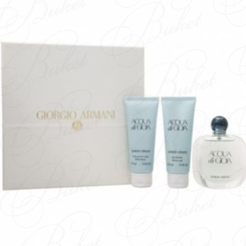 Набор ARMANI ACQUA DI GIOIA SET (edp 50ml+b/lot 75ml+sh/gel 75ml)