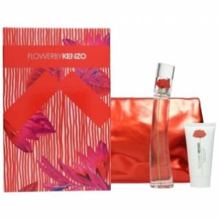 KENZO FLOWER BY KENZO SET (edp 50ml+b/lot 50ml+purse)