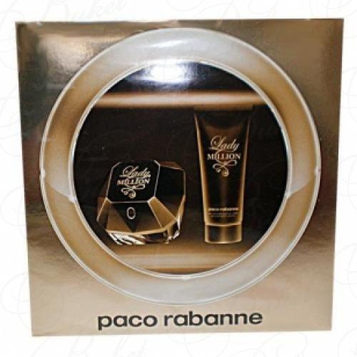 Набор PACO RABANNE LADY MILLION SET (edp 80ml+b/lot 100ml) 