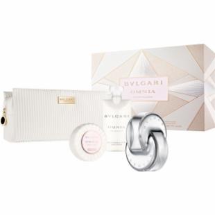 BVLGARI OMNIA CRYSTALLINE SET (edt 65ml+b/lot 75ml+soap 75g+POUCH)