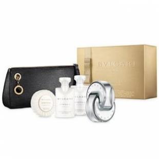 BVLGARI OMNIA CRYSTALLINE SET (edt 65ml+b/lot 40ml+sh/gel 40ml+soap 50g+POUCH)