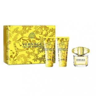 VERSACE YELLOW DIAMOND SET (edt 50ml+b/lot 50ml+sh/gel 50ml)