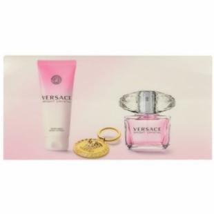 VERSACE BRIGHT CRYSTAL SET (edt 90ml+b/lot 100ml+брелок)