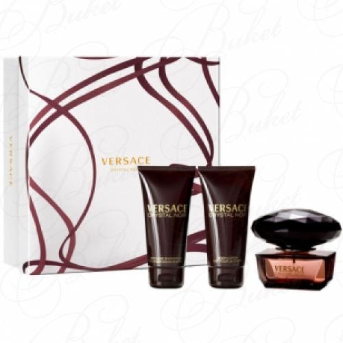 Набор VERSACE CRYSTAL NOIR SET (edt 50ml+b/lot 50ml+sh/gel 50ml)