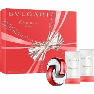 BVLGARI OMNIA CORAL SET (edt 40ml+b/lot 75ml+scrub 75m)