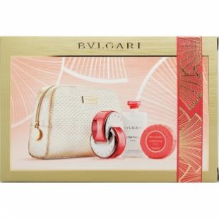 BVLGARI OMNIA CORAL SET (edt 65ml+b/lot 75ml+soap 75g+POUCH)