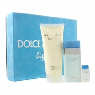 DOLCE & GABBANA LIGHT BLUE SET (edt 100ml+b/lot 100ml+edt 7.4ml)