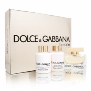 DOLCE & GABBANA THE ONE SET (edp 75ml+b/lot 100ml+sh/gel 100ml)