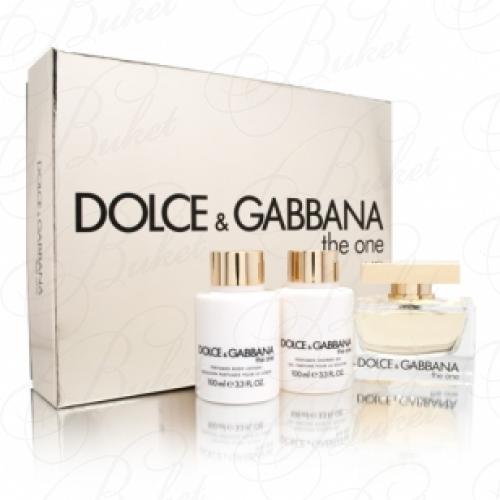 Набор DOLCE & GABBANA THE ONE SET (edp 75ml+b/lot 100ml+sh/gel 100ml)