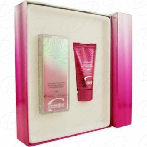 Набор ROBERTO CAVALLI JUST CAVALLI PINK SET (edt 60ml+b/lot 75ml)