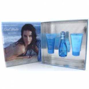 DAVIDOFF COOL WATER SET (edt 100ml+b/lot 75ml+sh/gel 75ml)