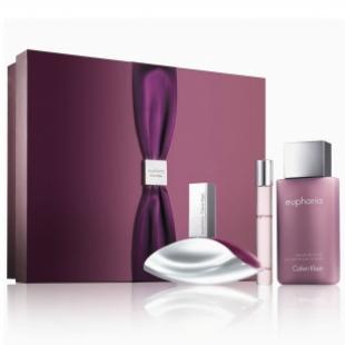 CALVIN KLEIN EUPHORIA SET (edp 100ml+b/lot 200ml+edp 15ml) 