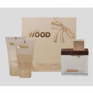 DSquared2 SHE WOOD SET (edp 30ml+b/lot 30ml+sh/gel 30ml)