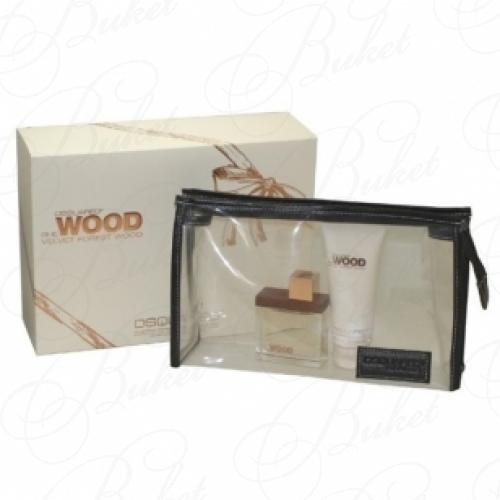 Набор DSquared2 SHE VELVET FOREST WOOD SET (edp 50ml+b/lot 100ml+cosmetic bag)