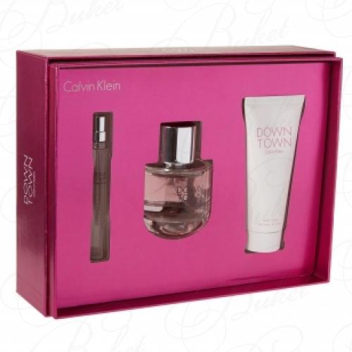 Набор CALVIN KLEIN DOWNTOWN SET (edp 90ml+b/lot 200ml+edp 10ml) 