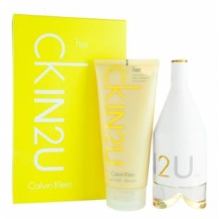 CALVIN KLEIN CK IN2U HER SET (edt 150ml+b/lot 200ml)