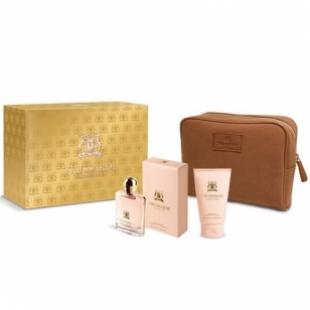 TRUSSARDI DELICATE ROSE SET (edt 50ml+b/lot 100ml+bag )