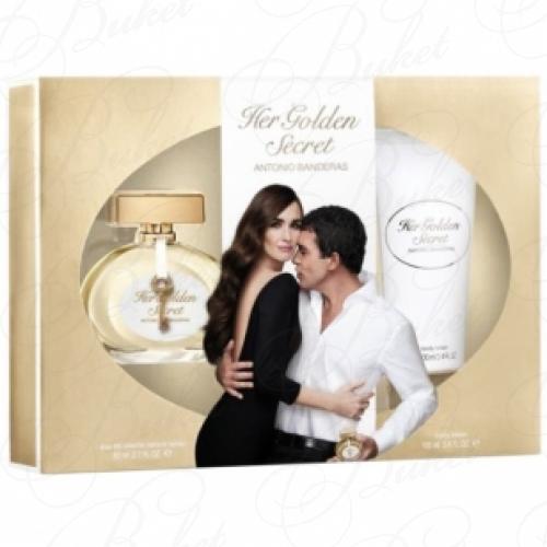 Набор ANTONIO BANDERAS HER GOLDEN SECRET SET (edt 50ml+b/lot 100ml)