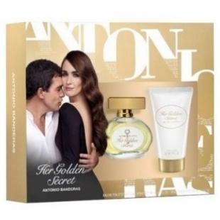 ANTONIO BANDERAS HER GOLDEN SECRET SET (edt 50ml+b/lot 50ml)