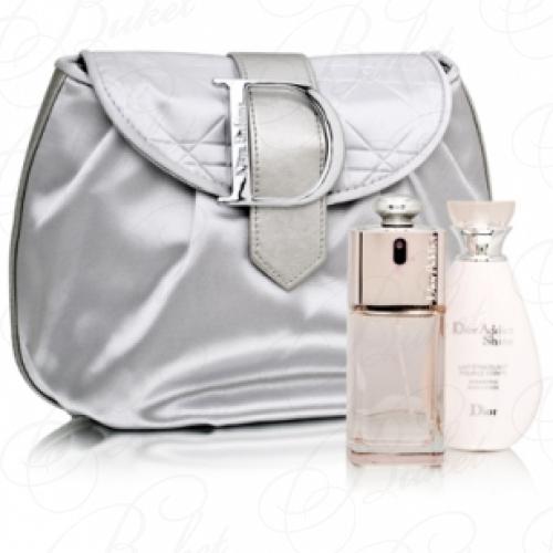 Набор CHRISTIAN DIOR ADDICT SHINE SET (edt 50ml+shimmering b/lot 50ml+косметичка)