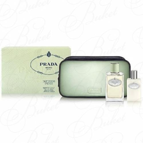 Набор PRADA INFUSION D'IRIS SET (edp 50ml+b/lot 100ml+косметичка)