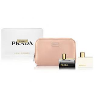 PRADA L'EAU AMBREE SET (edp 50ml+b/lot 100ml+косметичка)