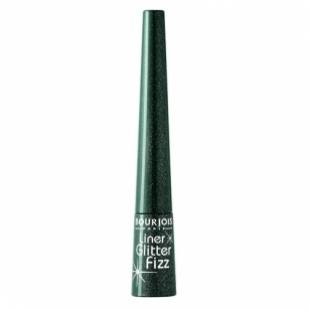 Подводка для глаз BOURJOIS MAKE UP GLITTER FIZZ №33 Sparkling Green/Зелёная с серебром