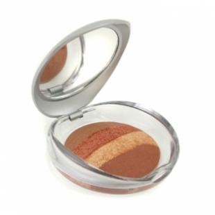 Палитра для лица PUPA MAKE UP LUMINYS BAKED ALL OVER №03 Golden Bronze Stripes/Коричнево-золотистая гамма TESTER (прозрачная пластиковая упаковка без зеркала)