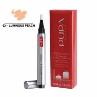 Иллюминатор для лица PUPA MAKE UP LUMINYS TOUCH №03 Peach/Персиковый TESTER (тестер без коробки)