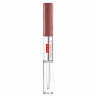 Блеск для губ PUPA MAKE UP MADE TO LAST LIP DUO №11 Natural Brown/Натуральный коричневый TESTER (тестер без коробки)