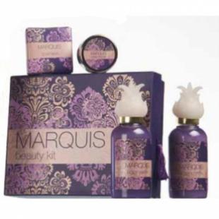 Набор Marquis (гель д/душа 150мл+лосьон д/тела 150мл+крем д/рук 20мл+мыло 60г) водяная лилия