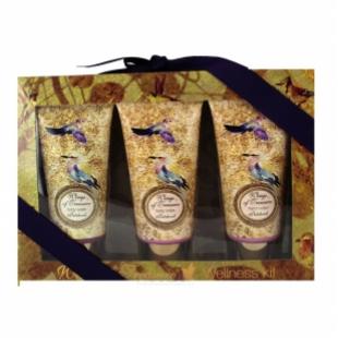 Набор Wings of Treasure (гель для душа 80ml+лосьон для тела 80ml+крем для рук 80ml) с ароматом пачули